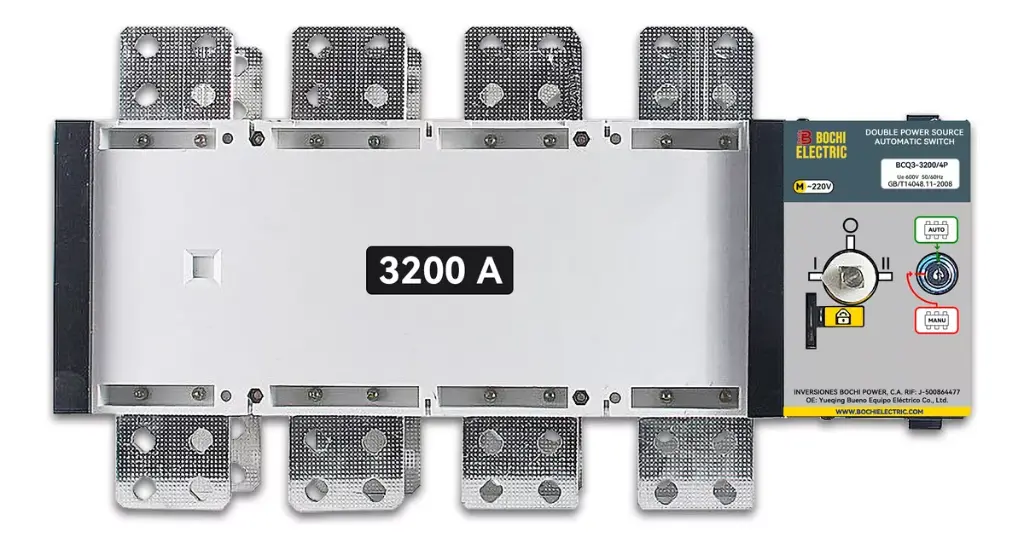 TRANSFERENCIA ATS 3200A 110V TRANFER BCQ3