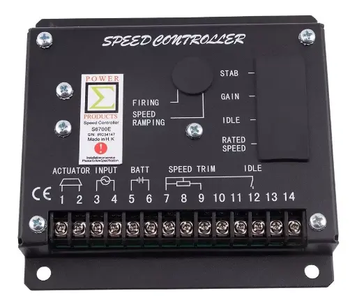 GOBERNADOR DE VELOCIDAD S6700E