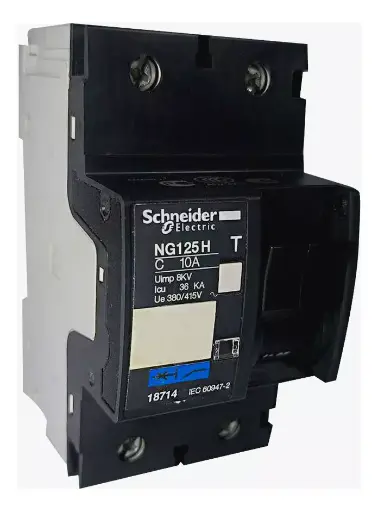 CONTACTOR SCHNEIDER (BREAKER) NG125H (18714)