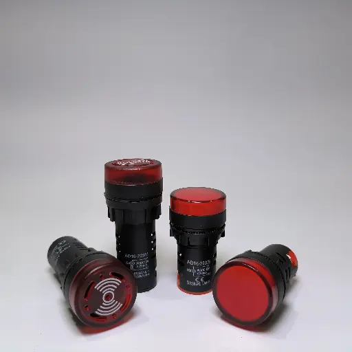 LUZ PILOTO LED ROJO/ALARMA AD16-22SM 24V